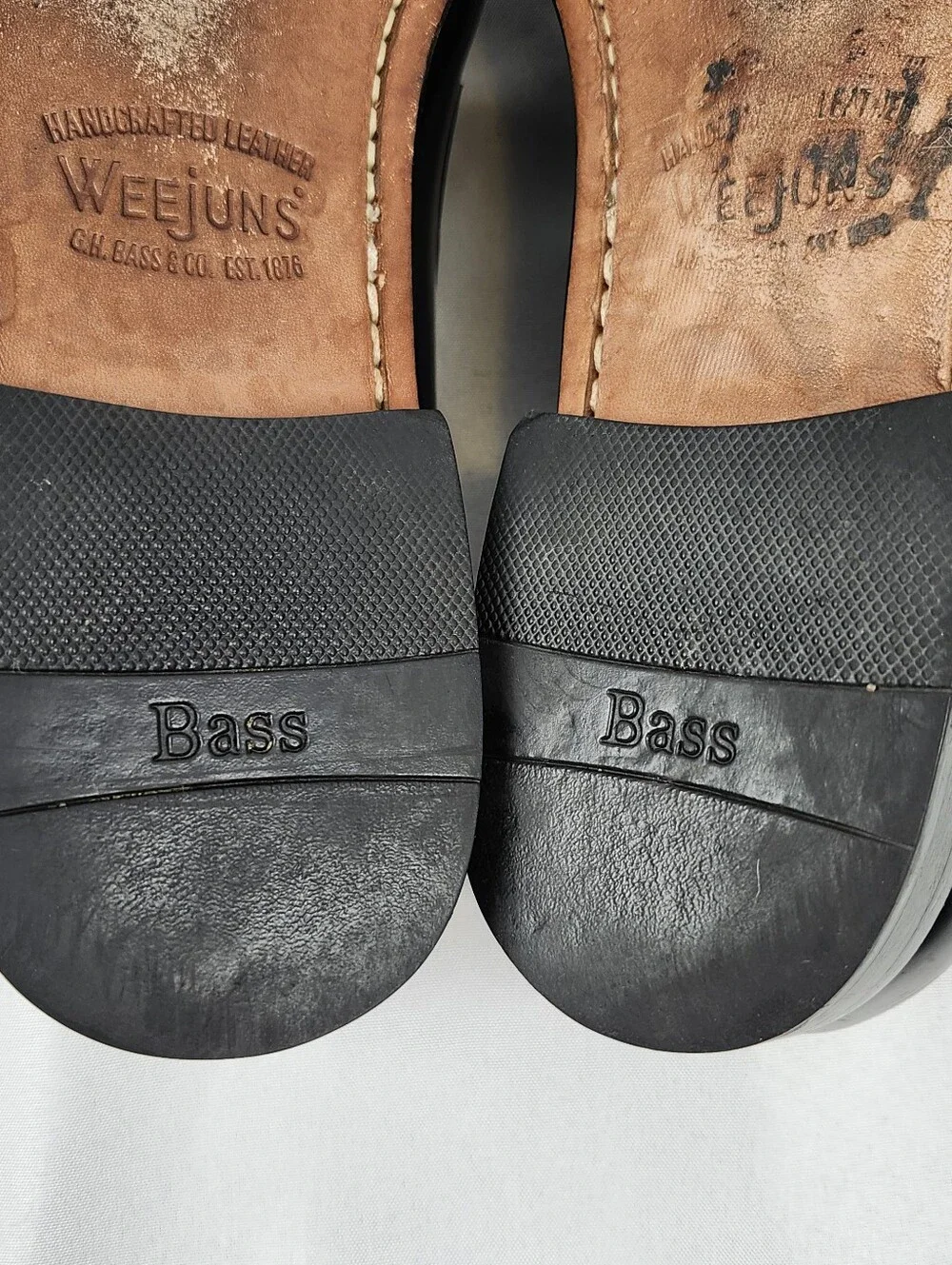 G.H. Bass Larkin Tassel Weejuns Loafers Men’s 12 D Black Leather